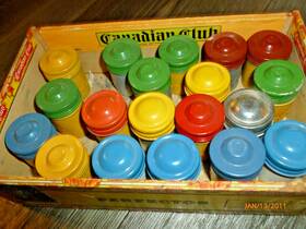 Lid-15 Kodak Lid-14 19- Vintage Metal Tin Film Canister Holders With Has