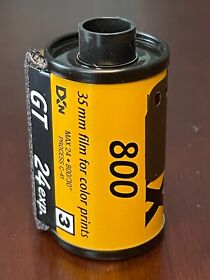 106893 Kodak Max 800 35mm Film Iso 800/30 24 Exp. One 1 Roll