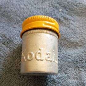 Kodak Z251 Vtg 35mm Aluminum Film Canisters 1 Is Metal Top Lot Of 4