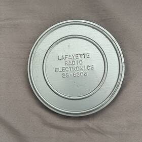 28-6306 Lafayette Radio Vintage 5 Inch 8mm Movie Film Reel Metal