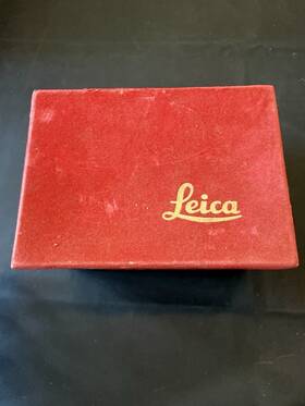Leica 847613 Iiig Red Velvet Box Papers Ernst Leitz Wetzlar For Sn
