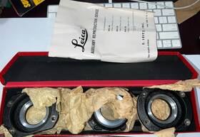 Instructions-1953 Leica Auxiliary Reproduction Device Without Riginal Box Stand Nos