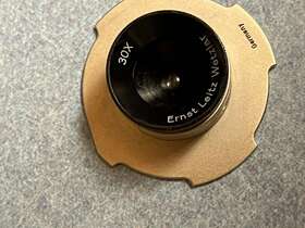 Lwh00 Leica Leitz Focusing Stage 30x Magnification Bayonet Fit Box