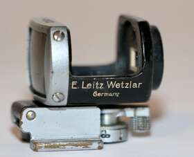 Leica Sooyv 13.5cm Cradle Saddle Viewfinder 1943 Germany Free Usa Shipping