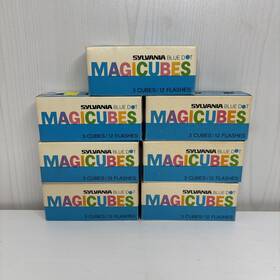 Magicubes 046135912719 Sylvania Blue Dot 7 Boxes 2 Cubes Are Used 19 76 Flashes