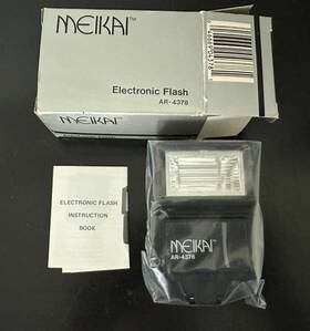 Ar-4378 Meikai Electronic Camera Flash Ar 4378 Box Manual Shoe Mount Cameras Vintage