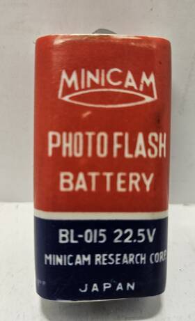 Bl-015 Minicam Research Corp Vintage Flash Battery 22.5v 1950s Japan Display Only
