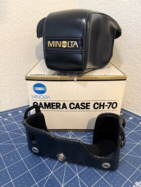 Minolta Ch-70 Vtg Camera Case Nib See Description