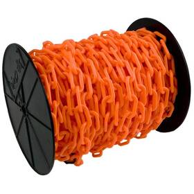 30112 Mr. Chain 1.5 Inch #6 38 Mm X 200 Ft. Reel Safety Orange Plastic