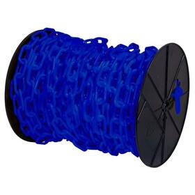 50126 Mr. Chain 2 Inch #8 To 51 Mm X 125 Ft. Reel Traffic Blue Plastic