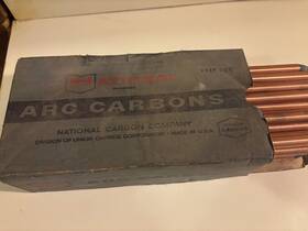 L1132 National Carbon Arc Rods Copper Cover Box Of 7/16 Inch X 9 Model 48 Total