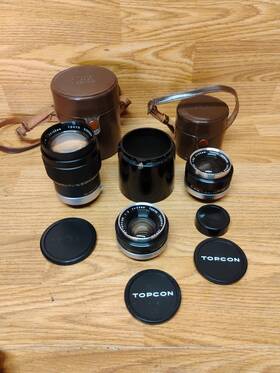 Nikon 210522 Nippon Kogaku Tokyo Japan Lens - 135mm 1 4 53mm 2 35mm 3.5 Lot Of 3