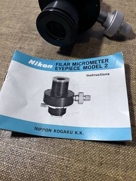 66721 Nikon Micro Meter Eyepiece Model 2 10x New In Box