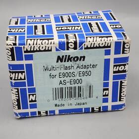 Nikon As-e900 Vintage Multi Flash Adapter Coolpix E900s/e950 Open Box