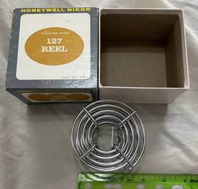 3080 Nikor Vintage Honeywell Stainless Steel 127 Developing Reel In Box