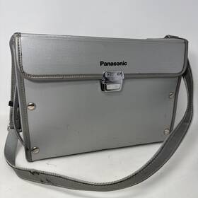Pk-h60 Panasonic Vintage Silver Camera Carry Case Shoulder Bag Made Japan Pk-957