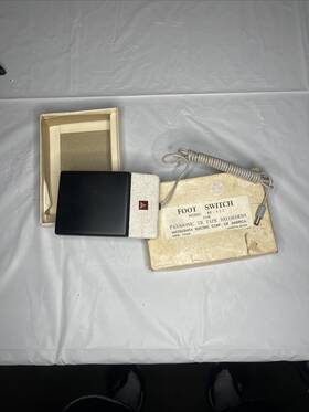 Rf-922 Panasonic Vintage Matsushita Electric Foot Switch Model Nos