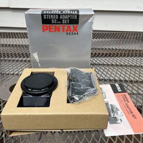 30344 Pentax Stereo Photography Adapter Set 52mm Viewer Mint Perfect Optic New