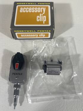 Y900 Pentax Asahi Self Timer Film Camera Vintage And Accessory Clip Bundle