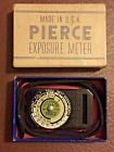 Pierce Vintage Exposure Meter Still Model Camera Light Extinction