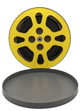 22008 Plio Magic Original Pliomagic Plastic Film Can Cat No W 10 1/2 Inch Reel-says Lumberjack