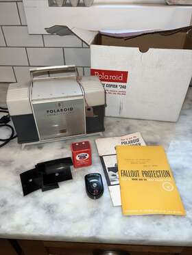 2401 Polaroid Vintage Print Copier With Original Box Instr For Land Camera