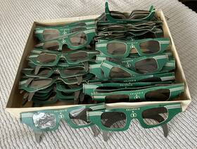 Polaroid 721-e 60 Vintage Polarized 3-d Viewing Glasses Model Used