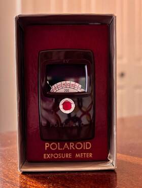 Pr-23b Polaroid Exposure Meter Pr 23b With Ev Scale In Box