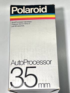 Pxw-1945 Polaroid Vintage 35mm Auto Processor Develops In 60 Seconds -1982 With Box -no Film