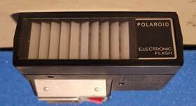 T305 Polaroid No.365 Black Mounted Vintage Flash Attachment