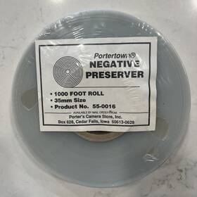 55-0016 Portertown 35mm Film Negative Preserver 1000 Foot Roll New Sealed Vtg