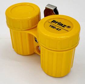 Prinz 190-47 Vintage Waterproof Yellow Twin Film Action Safety Case