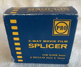 63-166-0057 Pro 3-way Movie Film Spicer For Super 8mm And Regular &16mm