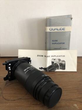 22-166-0228 Qualide Vintage Zoom Slide Duplicator In Compatible T-mount Japan