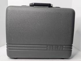 Kk055 Rca Vintage Video Camcorder Carrying Case Hard Sided Handle Gray Black No Key