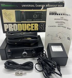 V800a Recoton Producer Series Universal Video Camera Breakout Box Brand New 1985