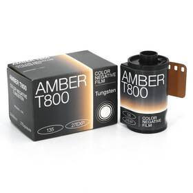 27exp Reto 897116930262 Amber 800 Iso Color Negative Cine Film Motion Picture Style 135 Camera