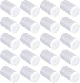 Savita 445041864861 20pcs Plastic Film Canister Holder 35mm Empty Camera Reel Storage F
