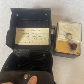100mv Science And Mechanics Magazine 250p Model Microamperes Light Meter F.s.