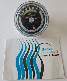 L-164b Sekonic Sekonuc Marine Meter Ii Underwater Light With Instruction Manual