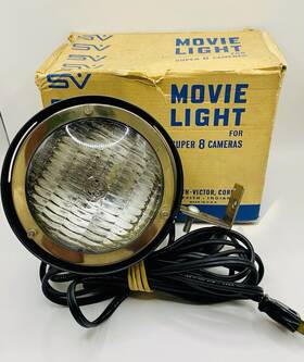 L62u Smith-victor Vintage Movie Light For Super 8 Cameras With Box Model