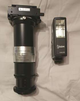 518069 Spiratone Vintage Dupliscope Il No. And 9148 Dc Flash