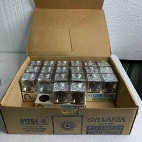 91284-0 Sylvania Vintage Blue Dot Flash Cube Store Display Box 2 9 Pack 80 Flashes