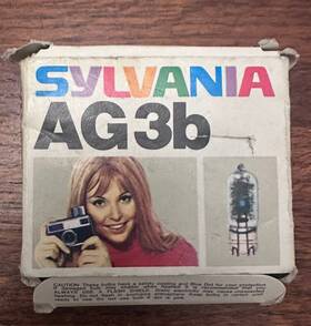 Sylvania Ag3b 10 Flashbulbs Vintage Photography Flash Bulbs Pack
