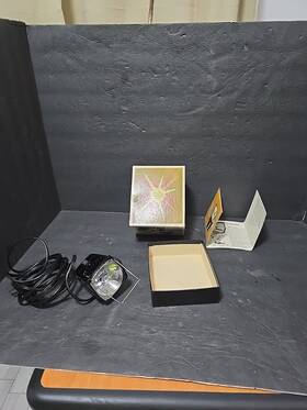 B65d6ce7-7567 Sylvania Vtg Super 8 Sun Gun Movie Light Sg8 With Box Manual Tested And Works