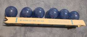 Dc-25-ie Sylvania Vintage Blue Dots For Sure Shots Flashbulbs Box Of 6 Nos