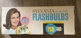 Press-25b Sylvania Press 25b Blue Dot Vintage Flashbulbs - Original Box 11 1 Reg