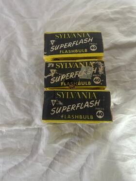 Lot De 4 Boîtes De Flash Sylvania FLIP FLASH – 10 Flashes Par Boîte – Neuf