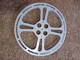 Mil-r-214c Tayloreel 15 Inch Metal Movie Take Up Film Reel 16mm 2000 Ft