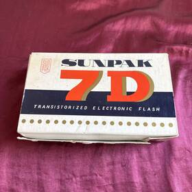 Tocad Energy 464721 Sunpak 7d Transistorised Electronic Camera Flash Made In Japan - Untested As Is